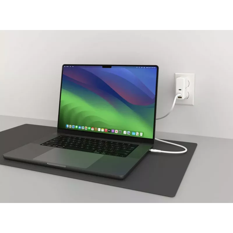 HYPER HyperJuice 240W Siliconen USB-C naar USB-C kabel (0,9 m/1 m) - Wit