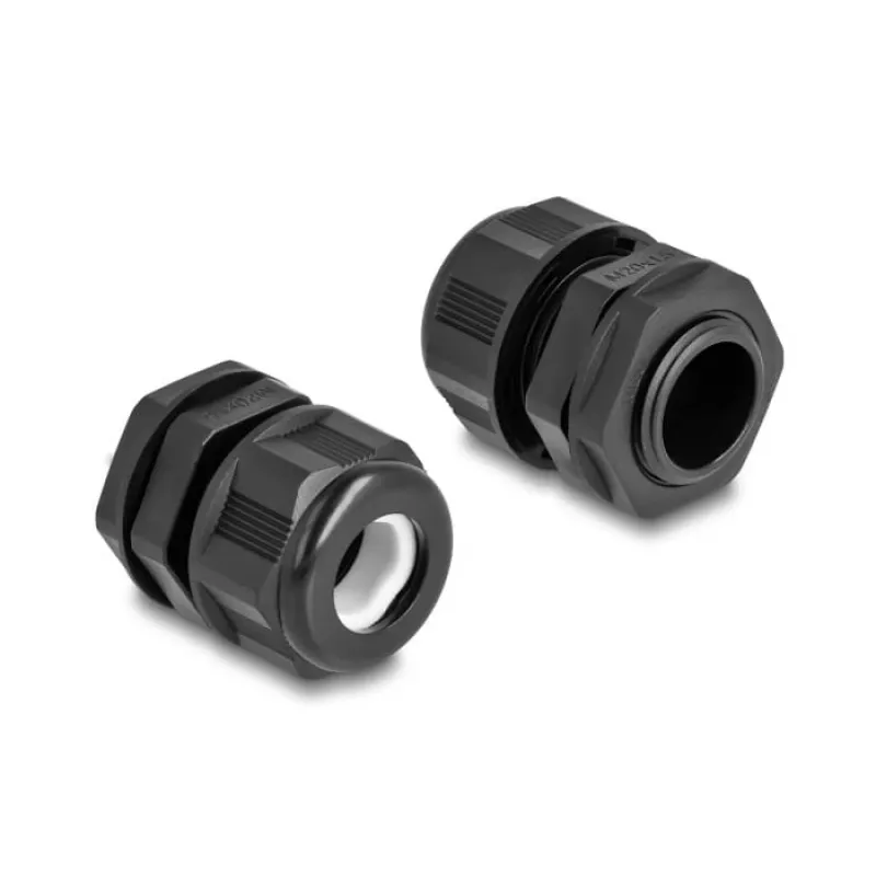 DeLOCK EX-kabelwartel M20 zwart 2 stuks polyamide
