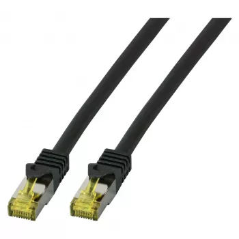 EFB-Elektronik RJ45-patchkabel Cat.6A S/FTP LSZHCat.7 ruwe kabel zwart 1,5 m fabrikant: EFB Elektronik (MK7001.1,5B)