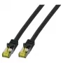 EFB-Elektronik RJ45-patchkabel Cat.6A S/FTP LSZHCat.7 ruwe kabel zwart 1,5 m fabrikant: EFB Elektronik (MK7001.1,5B)