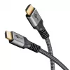 Plus High-Speed HDMI-kabel met Ethernet, 4K @ 60Hz (grijs, 15 meter)