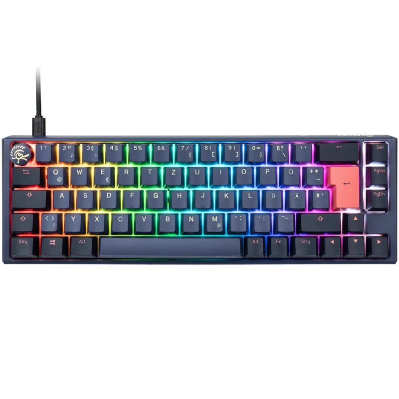 Ducky One 3 SF toetsenbord gaming USB QWERTZ Duits blauw