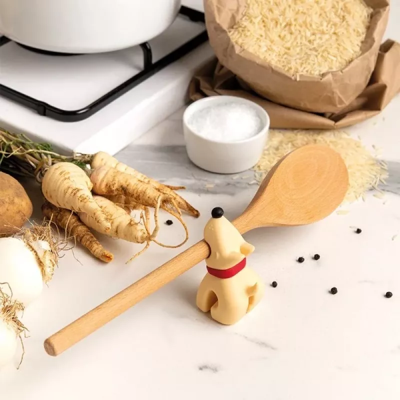 Ototo Buddy lepelhouder en stoomafvoer, zandsteenbeige