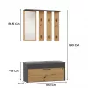 Topeshop GAR PARMA ANT/ART hal kast