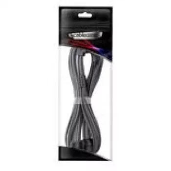 CableMod C-Series Pro aansluitkabel variant A 90mm 16‑pin naar 2×8‑pin PCIe carbon