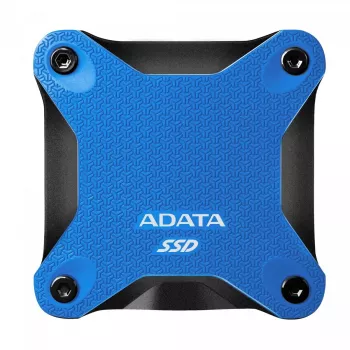 Externe SSD ADATA SD620 512 GB, USB 3.2 Gen 2 Micro-USB B, blauw, siliconen behuizing, schokbestendig