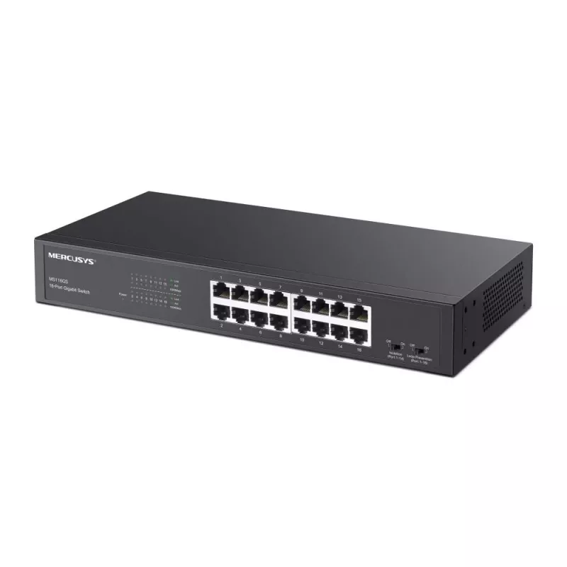 Mercusys MS116GS netwerkswitch Gigabit Ethernet (10/100/1000) zwart