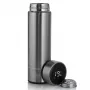 Extralink Smart Travel Mug zilver, thermobeker met LED-display