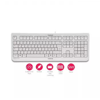 CHERRY KC 1000 toetsenbord home USB Zwitserse layout grijs