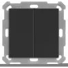 MDT BE-TAL55B206.01 KNX Taster Light 55 Basic 2-voudig Zwart mat Neutraal 1 (BE-TAL55B206.01)