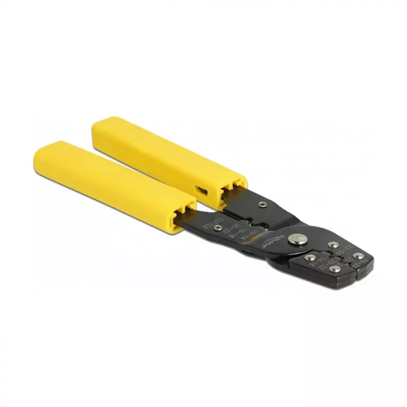 Krimpgereedschap DeLOCK 90543 voor adereindhulzen en contacten AWG 10 – 28