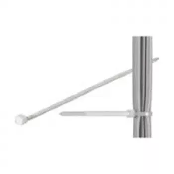 Kabelbinder standaard, transparant – lengte 200 mm breedte 2,5 mm