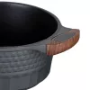 Keukengerei Resto Kitchenware Capella 2,6 L rond zwart hout