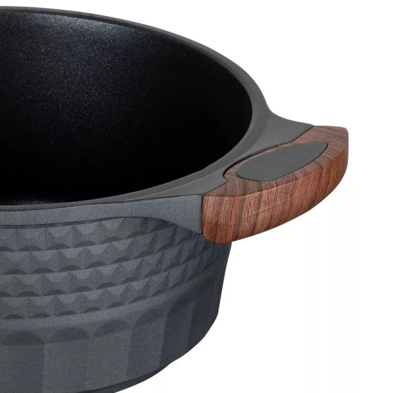 Keukengerei Resto Kitchenware Capella 2,6 L rond zwart hout