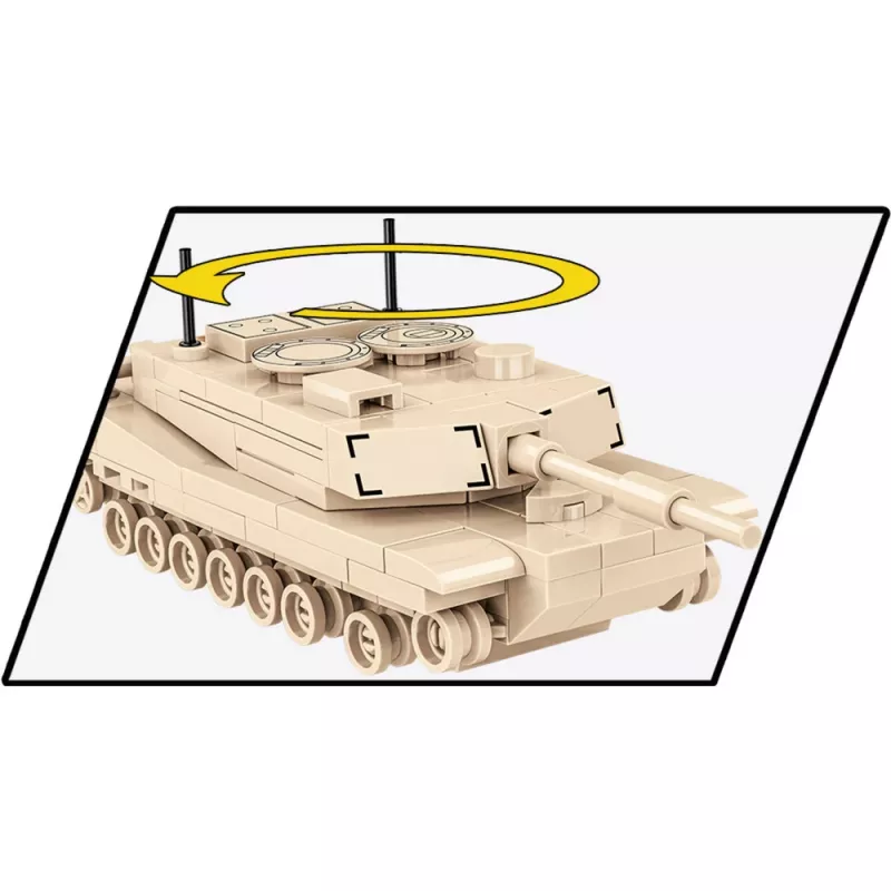 Bouwset Cobi Abrams M1A2 — 174 onderdelen, aanbevolen leeftijd 6+, beige