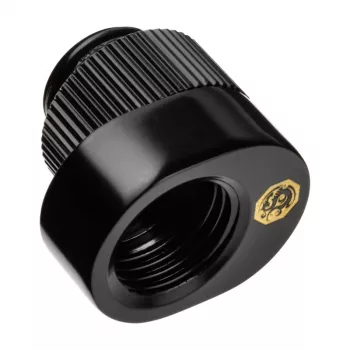 Extension Offset (2-pack) BitsPower BPTA-PAM-GB — zwart, haakse PC-waterkoelingsaansluitingen