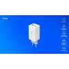 SAVIO LA-07 GaN 65W voeding, USB, QC4.0+, PD 3.0, wit