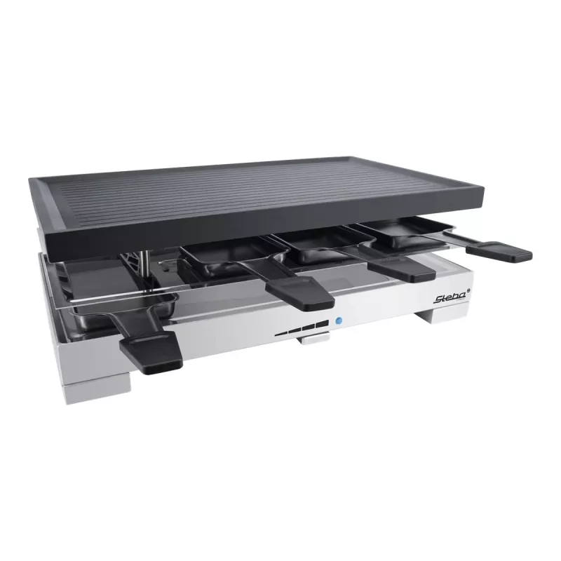 Steba RC 68 - raclettegrill - 1,2 kW - zwart/rvs