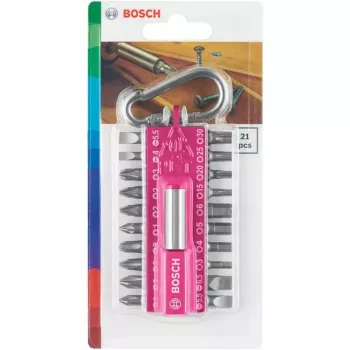 Schroevendraaierset Bosch 2607002821 — 21-delig: Torx, Phillips, Pozidriv, hex