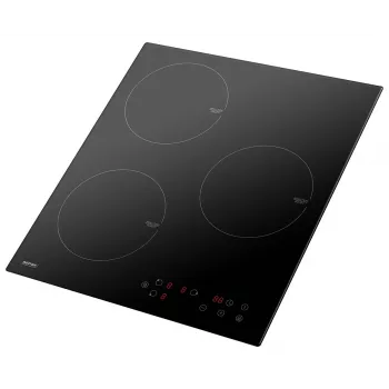 Inductiekookplaat MPM MPM-45-IM-14, inbouw 3 zones (180 mm) glaskeramische kookplaat, 6000 W, touchbediening