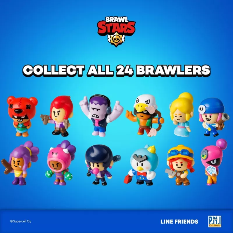 Brawl Stars S1 figuren – 8-pack Deluxe Box VER.B