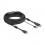 Videokabel-adapter DeLOCK 85968 10 m HDMI Type-A DisplayPort USB Type-A zwart