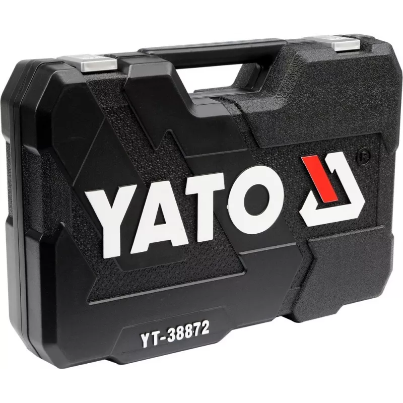 YATO SCHROEVEN- EN DOPSLEUTELSET 1/4, 3/8, 1/2 128-delig 38872