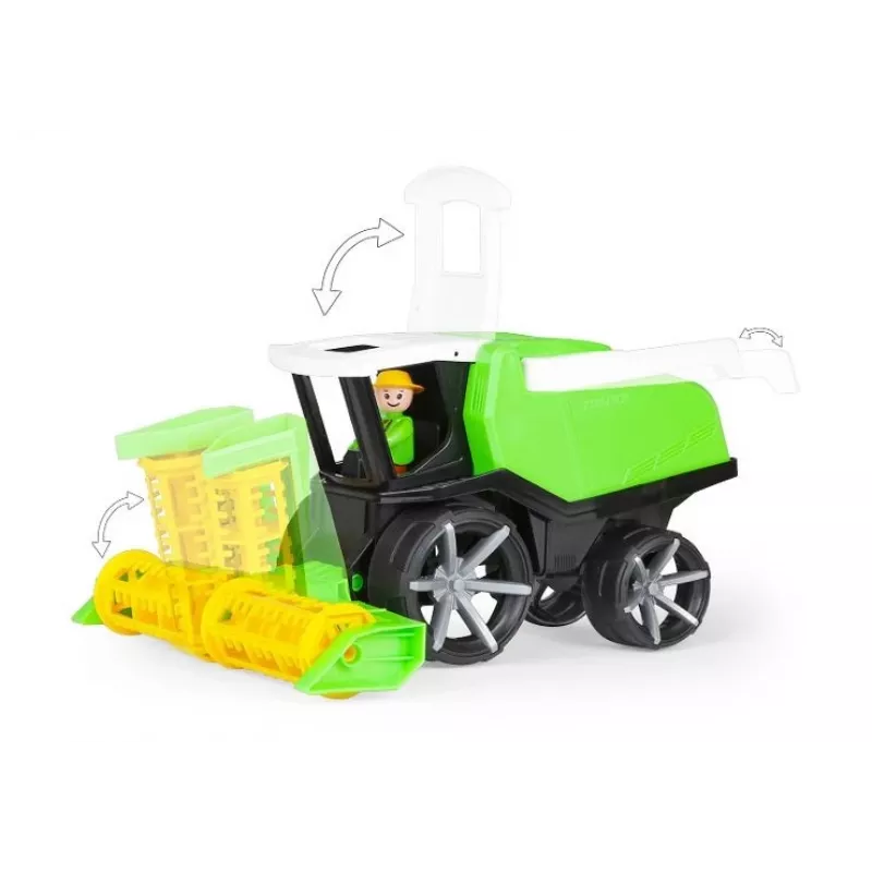 Speelgoedmaaidosser Lena Truxx2 model 04516 – mechanisch speelgoedvoertuig in doos