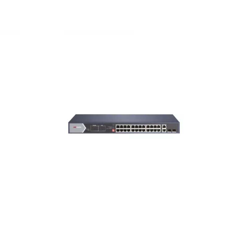 Hikvision DS-3E0528HP-E netwerklinks unmanaged Gigabit Ethernet (10/100/1000) PoE-ondersteuning blauw