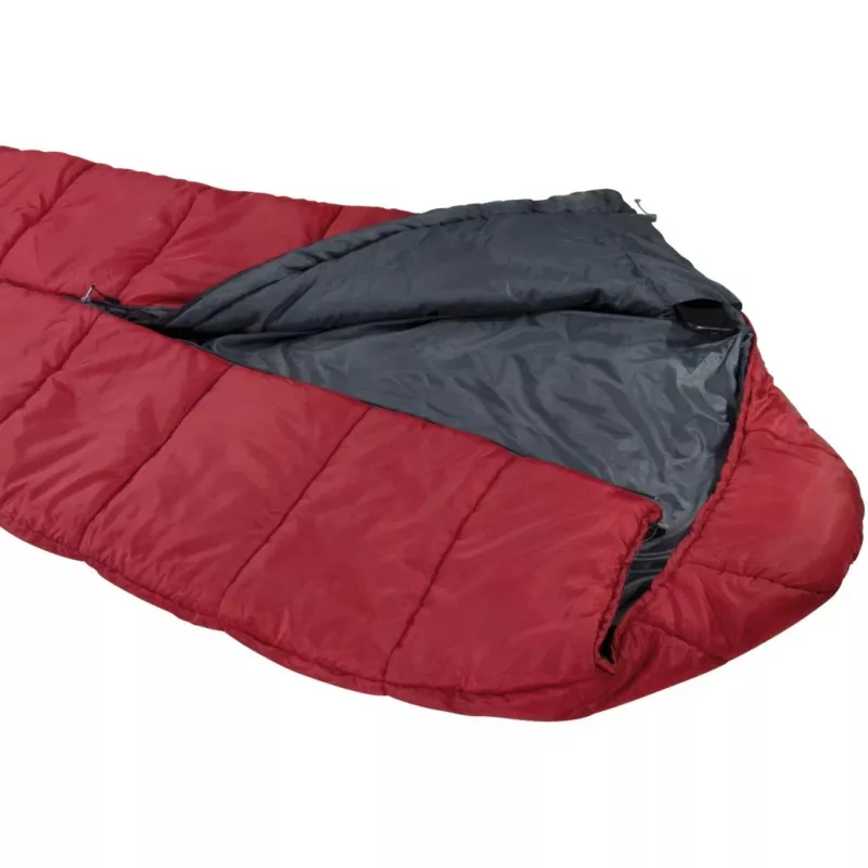 Mummieslaapzak High Peak Century 300 polyester grijs rood 230 cm