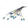Digitus vooraf geassembleerde glasvezel universele breakout-kabel, 12 vezels, LC/UPC, 50 m