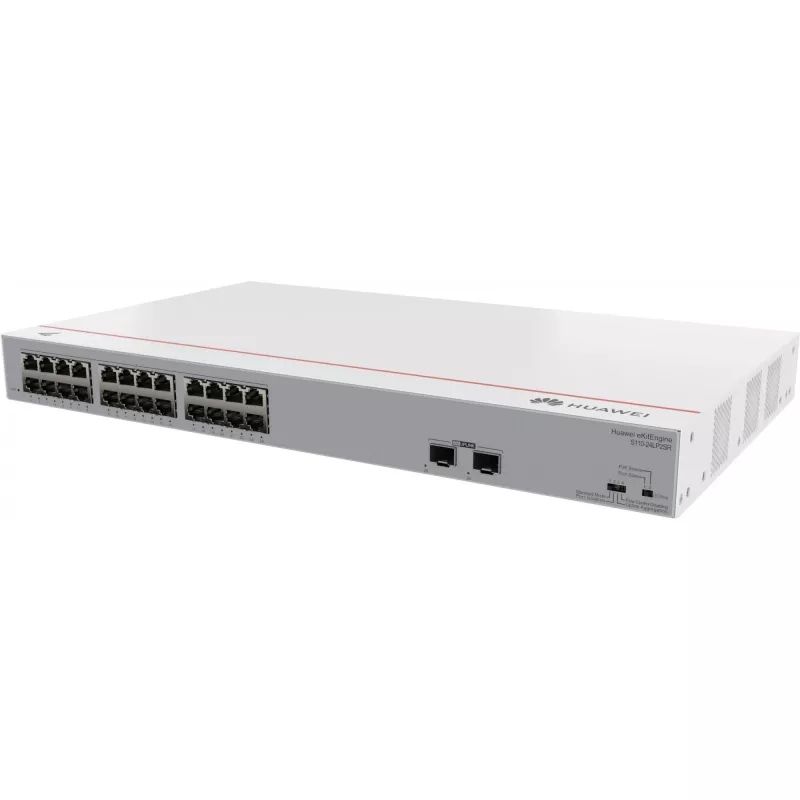 HUAWEI eKit S110 Serie S110-24LP2SR unmanaged L2 Gigabit Ethernet (10/100/1000) Power over Ethernet (PoE) 1U grijs
