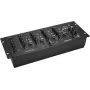 DJ-mixer Omnitronic PM-444Pi 4-kanaals met USB-interface