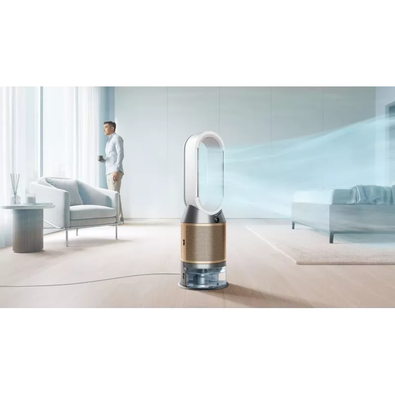 Luchtreiniger Dyson Purifier Humidify + Cool De-Nox 62.4 dB 45 W goud wit