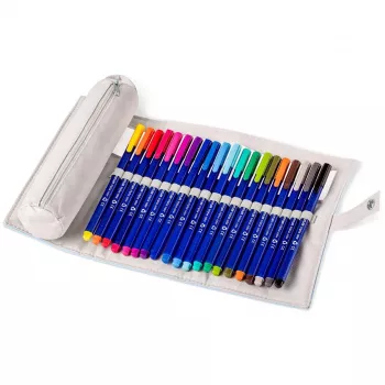 Viltstift Staedtler triplus color 323 — gesorteerde vilttip, 20 kleuren, 1 stuk