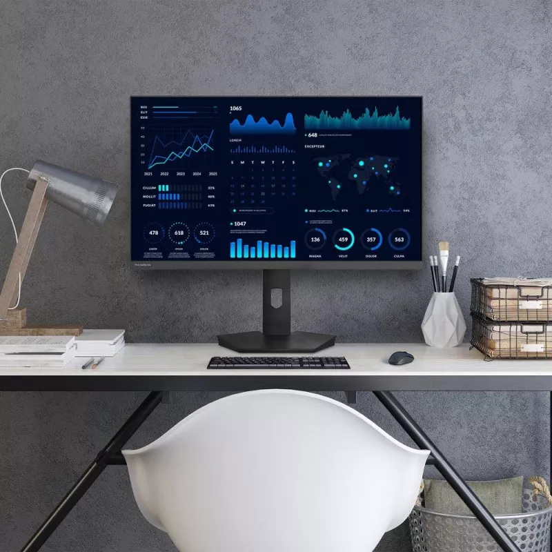 LCD-monitor | THOMSON | 27 | 1920 x 1080 pixels | Full HD | native beeldverhouding 16:9 | plat | M27FB5C15