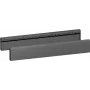 Afdekplaat Rittal VX 8660.034 Zwart Staal 800 mm Diepte 100 mm Hoogte