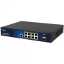 Managed 10-poorts PoE switch ALLNET ALL-SG8610PMJ met 8 PoE+ poorten en 2 uplink-poorten