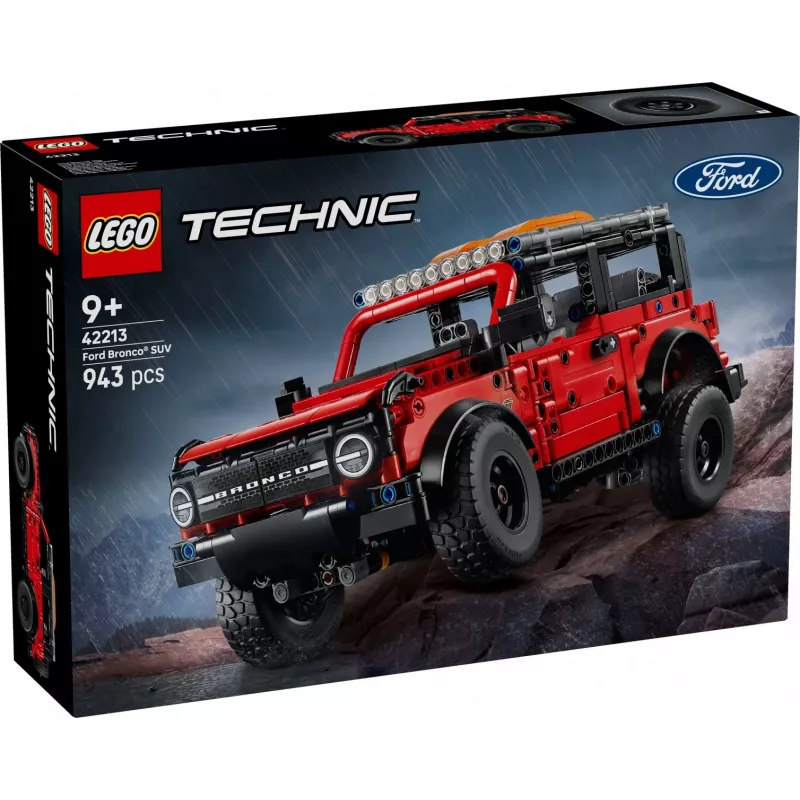 LEGO Technic constructieset Ford Bronco Off-Roader 4x4 model 42213 — 943 onderdelen, leeftijd 9+