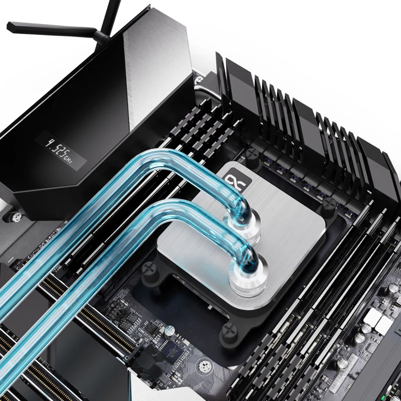 Alphacool Core 1 13444 CPU-waterblok, LGA1700/LGA1851/AM4/AM5, zilver