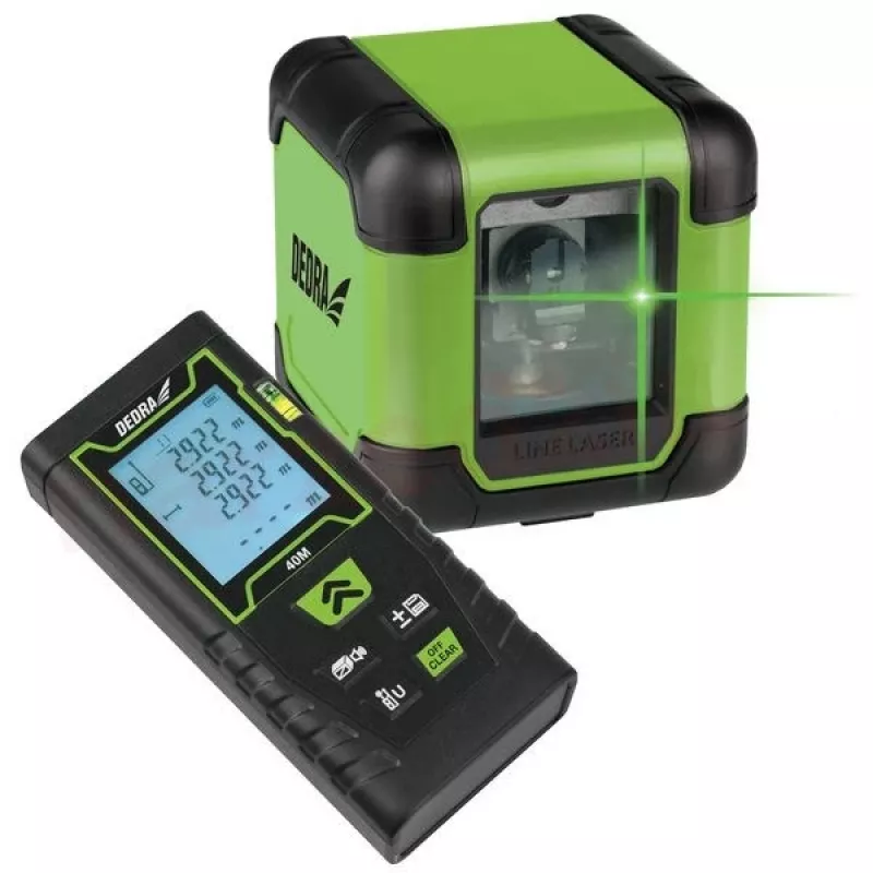 Kruislijnlaser Dedra MC0920 zelfnivellerend, nauwkeurigheid 0,5 mm