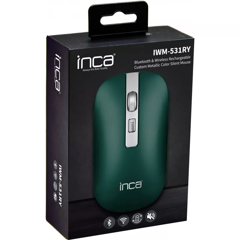 Cian Technology GmbH Muis INCA IWM-531RY Bluetooth & Draadloos Batterij Silent GN retail - Muis