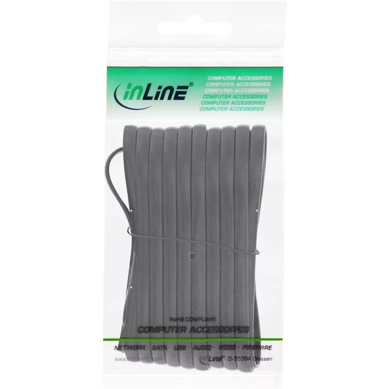 InLine modulaire kabel RJ12 stekker / stekker 6P6C 20m