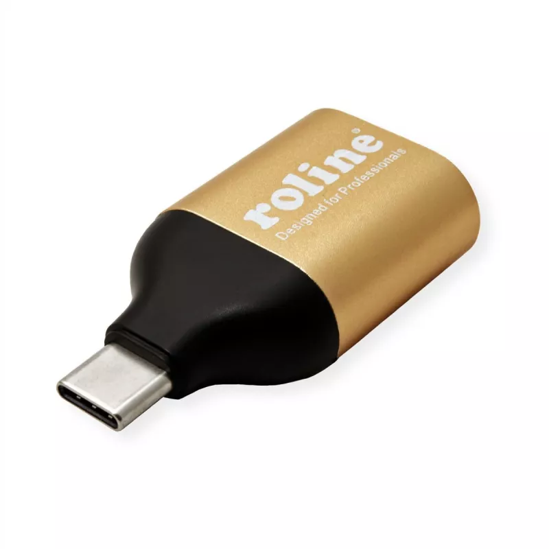 ROLINE 12.03.3233 USB-grafische adapter 1920 x 1080 pixel goud (12.03.3233)
