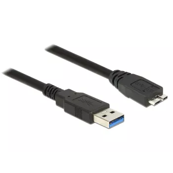 USB-kabel DeLOCK 85074 USB 3.2 Gen 1 2 m USB A Micro-USB B zwart