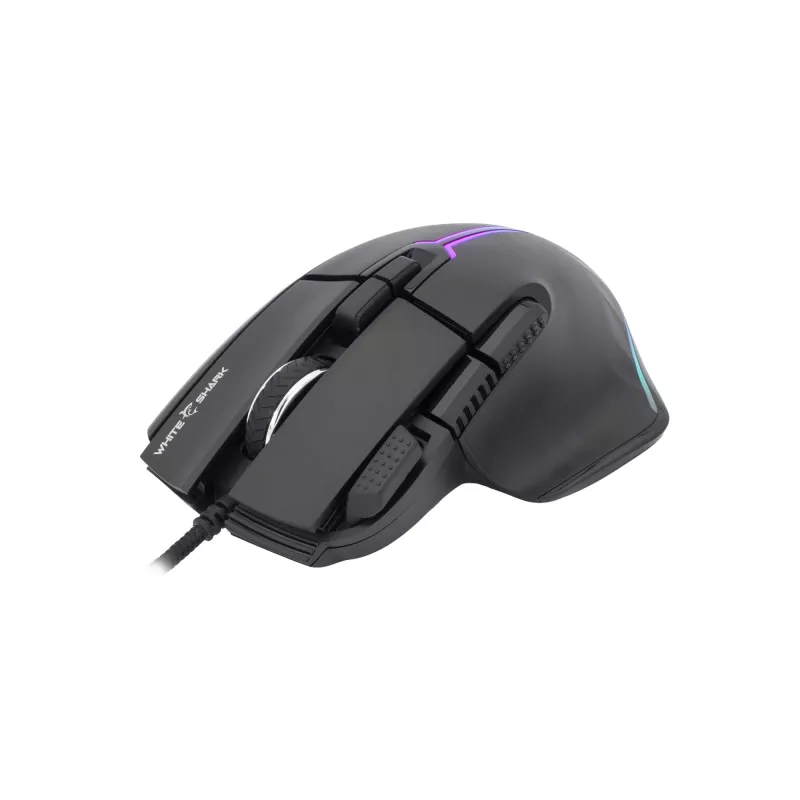 Muis White Shark MARROK zwart USB Type-A