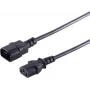 Netkabel zwart 2 m S/CONN 60009