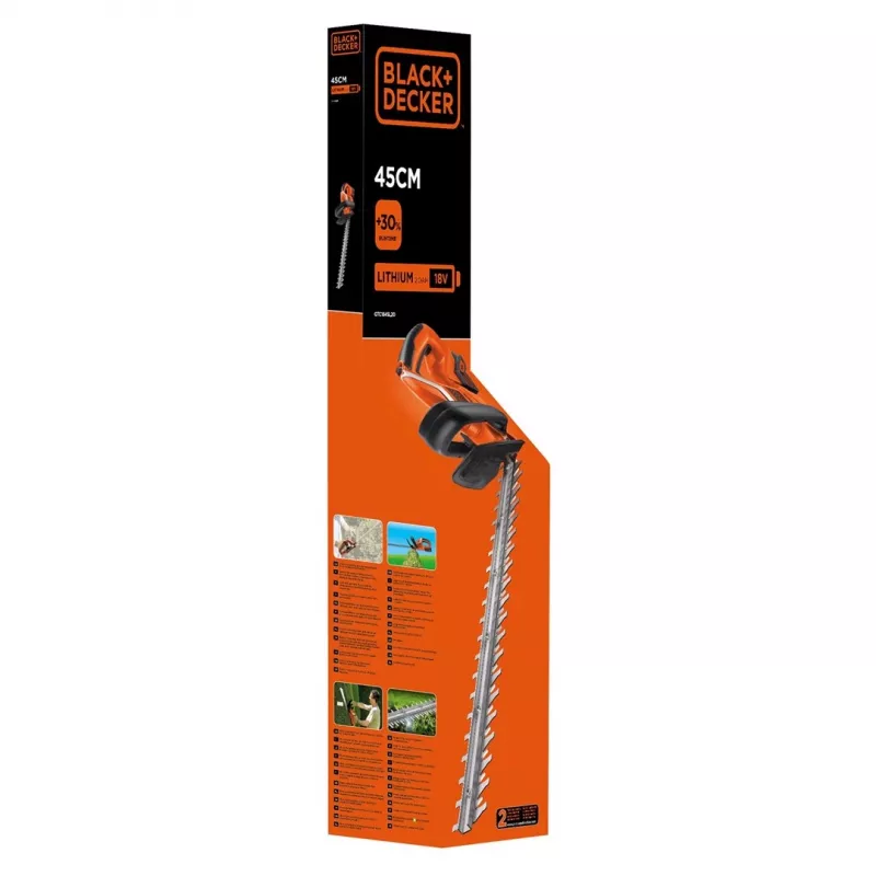 Black & Decker GTC1845L20 accu-heggenschaar dubbel mes 2600 g (B667995)