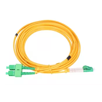 Patchcord Extralink SC/APC naar LC/APC singlemode duplex 9/125 µm 3 mm 5 m