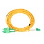 Patchcord Extralink SC/APC naar LC/APC singlemode duplex 9/125 µm 3 mm 5 m